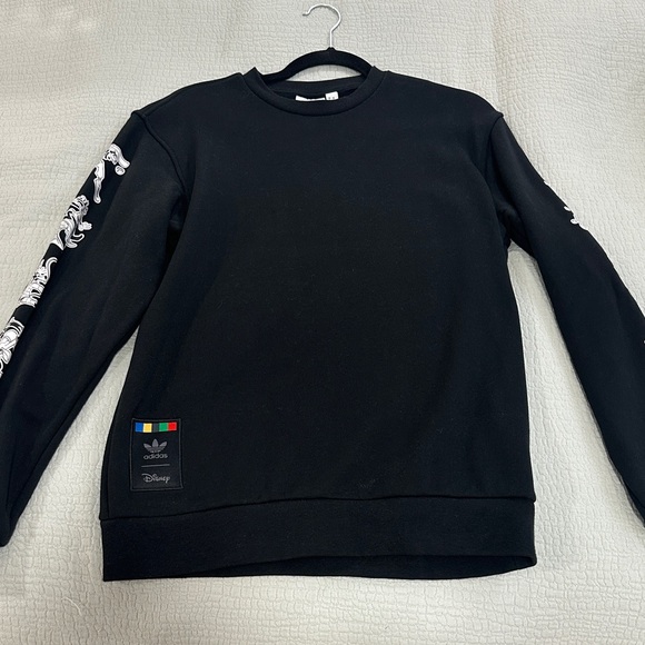 Adidas Black Crewneck Sweater with Disney Design - Picture 4 of 8